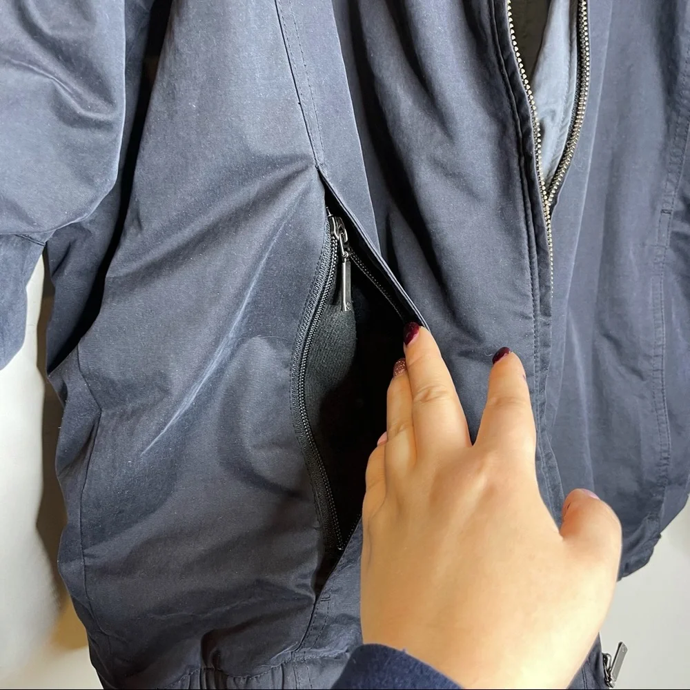 COLUMBIA Water Wind Resistant Mock Neck Fleece Lined  Insulated Jacket Size LT